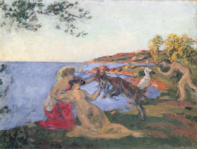 المشهد الأسطوري ، ج 1903 (زيت على الكرتون) بواسطة كير كزافييه روسيل